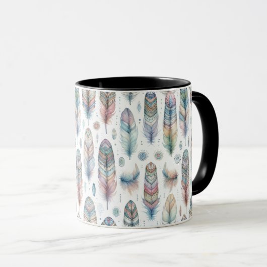 Fantasy Feather Tasse (VorderseiteRechts)