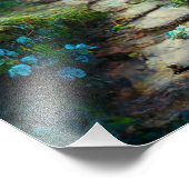 Fantasy Fee Garden Illustration Fotodruck (Ecke)