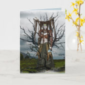 Fantasy Fee Hexenkarte Karte (Gelbe Blume)