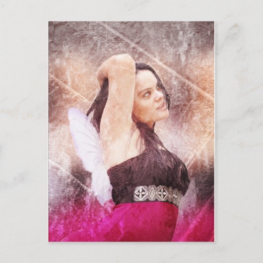 Fantasy-Fee Postkarte (Vorderseite)