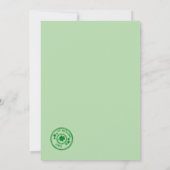 Fantasy Fee St Patrick Day Irish Folklore Art Einladung (Rückseite)