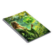 Fantasy Fee St Patrick Day Irish Folklore Art Notizblock (Rechte Seite)