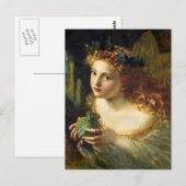 Fantasy-Feen Postkarte (Vorne/Hinten)