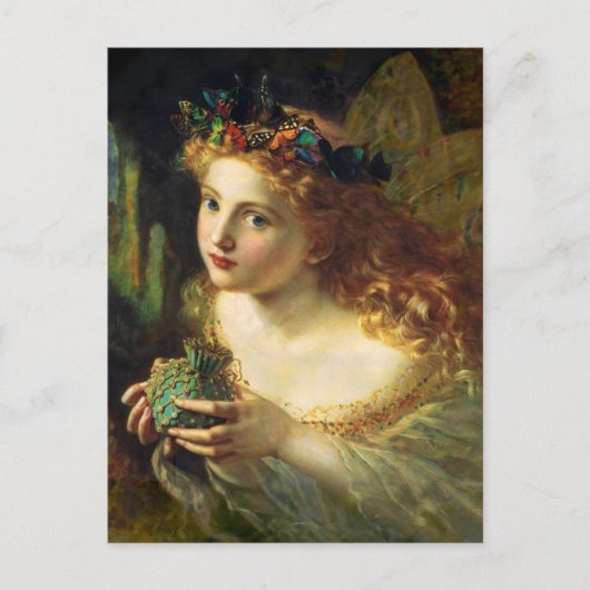 Fantasy-Feen Postkarte (Vorderseite)