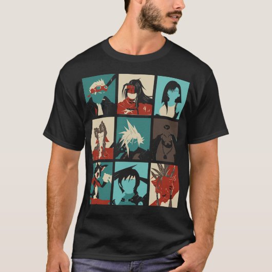 Fantasy Final Seven T-Shirt (Vorderseite)