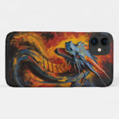 Fantasy Fire Breaath Dragon Case-Mate iPhone Hülle (Rückseite (Horizontal))