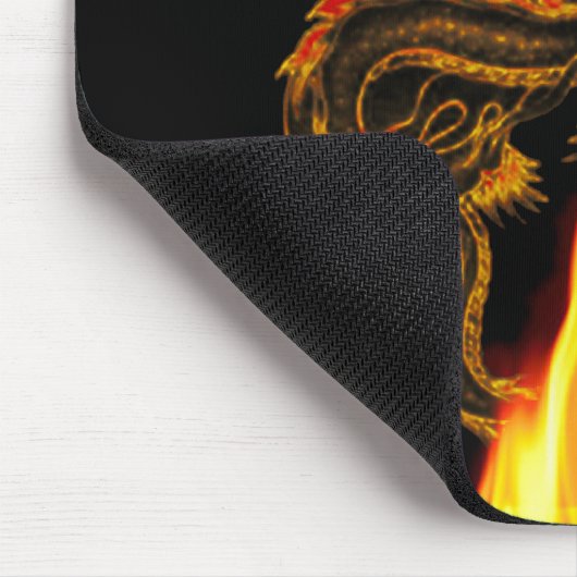 Fantasy Fire Dragon Mouse Pad Mousepad (Ecke)