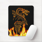 Fantasy Fire Dragon Mouse Pad Mousepad (Mit Mouse)