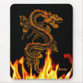 Fantasy Fire Dragon Mouse Pad Mousepad (Vorne)