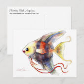 Fantasy Fish: Angelica Postkarte (Vorne/Hinten)