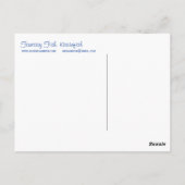 Fantasy Fish: Kissiefish Post Cards Postkarte (Rückseite)