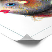 Fantasy Fish Poster: Extravagant Poster (Ecke)