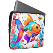 Fantasy Fish Scene Design Laptopschutzhülle (Vorne Rechts)