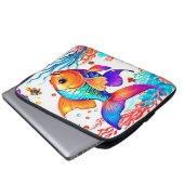 Fantasy Fish Scene Design Laptopschutzhülle (Vorne Knopf)