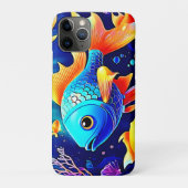 Fantasy Fish Swim Design Case-Mate iPhone Hülle (Rückseite)