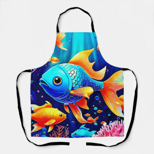 Fantasy Fish Swim Design Schürze