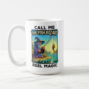 Fantasy Fishing Wizard - Magie wiedergeben Kaffeetasse