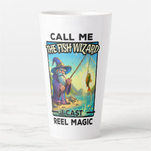 Fantasy Fishing Wizard - Magie wiedergeben Milchtasse
