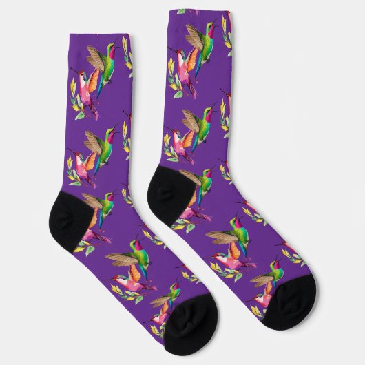 Fantasy Flight der farbenfrohen Kolibris Socken (Rechts)
