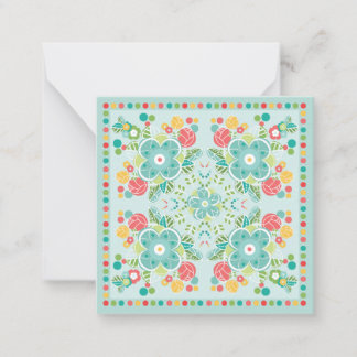 Fantasy Floral Fliese-Sommerwiese Mitteilungskarte