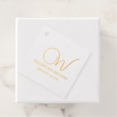 Fantasy Floral Garden Geburtstag Monogram Geschenkanhänger (Mit Box)