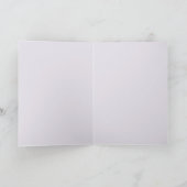 Fantasy Floral Hand gezeichnet Grafik Karte (Innenseite)