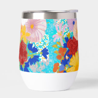 Fantasy floral isoliert Tumbler