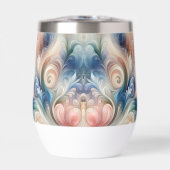 Fantasy Floral Pastel Blau & Creme (Vorderseite)