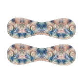 Fantasy Floral Pastel Blau & Creme Baseball (Paneele)