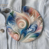 Fantasy Floral Pastel Blau & Creme Button (Beispiel)