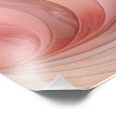 Fantasy Floral Pastel Blau & Creme Fotodruck (Ecke)