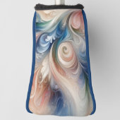 Fantasy Floral Pastel Blau & Creme Golf Headcover (Rotieren 90)