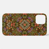 Fantasy Floral Square Pocket Design Case-Mate iPhone Hülle (Rückseite (Horizontal))