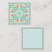 Fantasy Floral Tile-Summer Meadow  Mitteilungskarte (Vorne/Hinten)