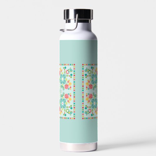 Fantasy Floral Tile-Summer Meadow  Trinkflasche (Rechts)