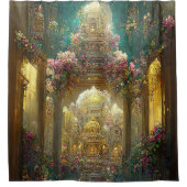 Fantasy Flower Church - Duschvorhang (Vorderseite)