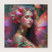 Fantasy Flower Garden Fairy Puzzle (Vertikal)