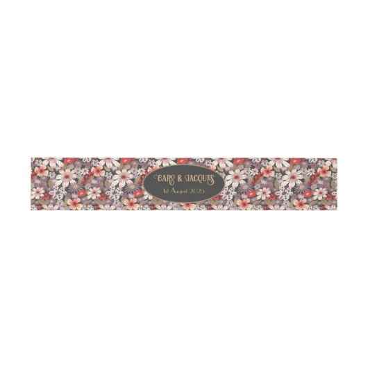 Fantasy Flowers - Wedding belly band (Flach)