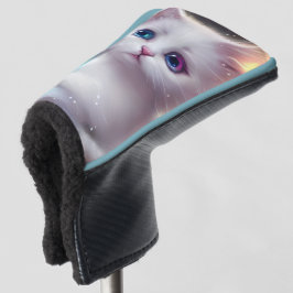 Fantasy Fluffy White Cat Golf Headcover
