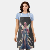 Fantasy-Flügel-Schürze – Mit Magie kochen Schürze (Getragen)