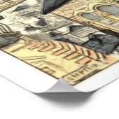 Fantasy Flying Machines Poster (Ecke)