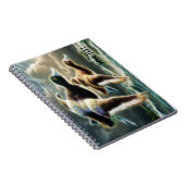 Fantasy Flying Mallard Ducks Notebook Notizblock (Rechte Seite)