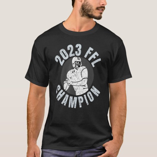 Fantasy Football 2023 League Champion Gewinner 202 T-Shirt (Vorderseite)