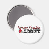 Fantasy Football Addict Magnet (Vorderseite/Rückseite)
