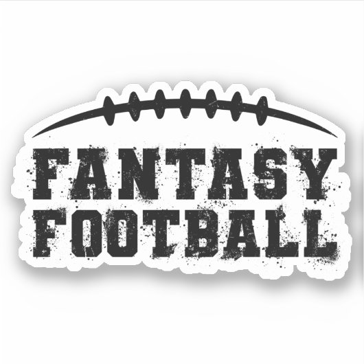 Fantasy Football Aufkleber (Vorderseite)