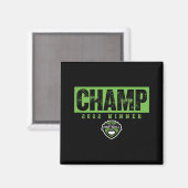 Fantasy Football Champ 222 Gewinner Magnet (Vorderseite/Rückseite)