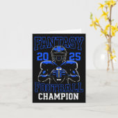 Fantasy Football Champion 2025 Karte (Gelbe Blume)
