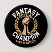 Fantasy Football Champion Button (Vorderseite)