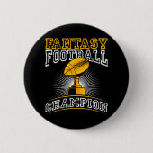 Fantasy Football Champion Button (Vorderseite)