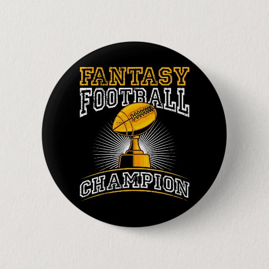 Fantasy Football Champion Button (Vorderseite)